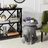 Safavieh Home Balford Coastal Elephant Natural Storage Rattan Accent Table